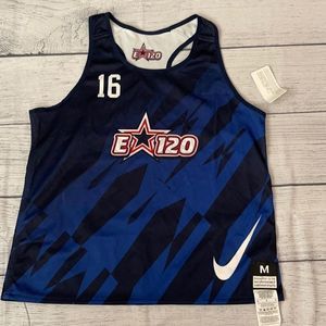 NWT Nike Elite-120 Lacrosse Tank Jersey #16 Reversible